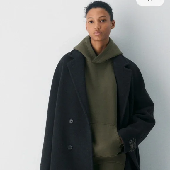 2pc Aritzia Cozy Sweatfleece Olive Green Mega Raglan Hoodie and Mega Jogger Set - Picture 10 of 15